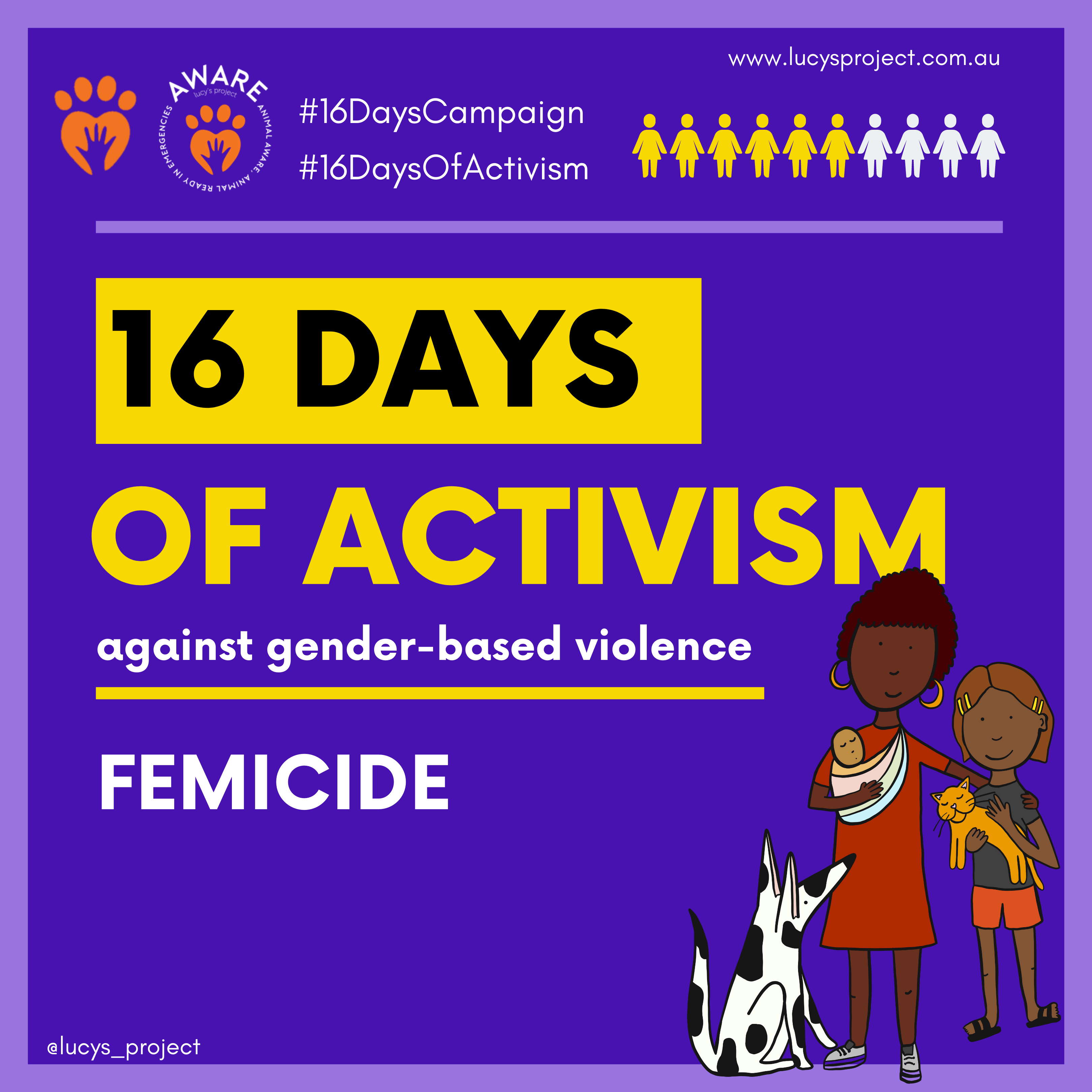 16 Days of Activism 2021 - Femicide - Lucy's Project